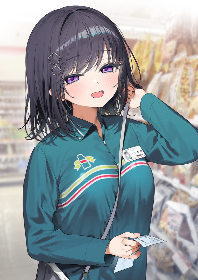 【二次】黒髪の女の子のエロ画像まとめ Part１１２