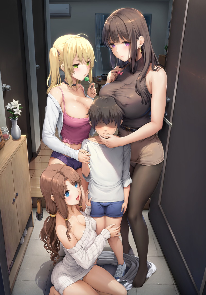 女の子が二人以上いるハーレム二次エロ画像 Part４８