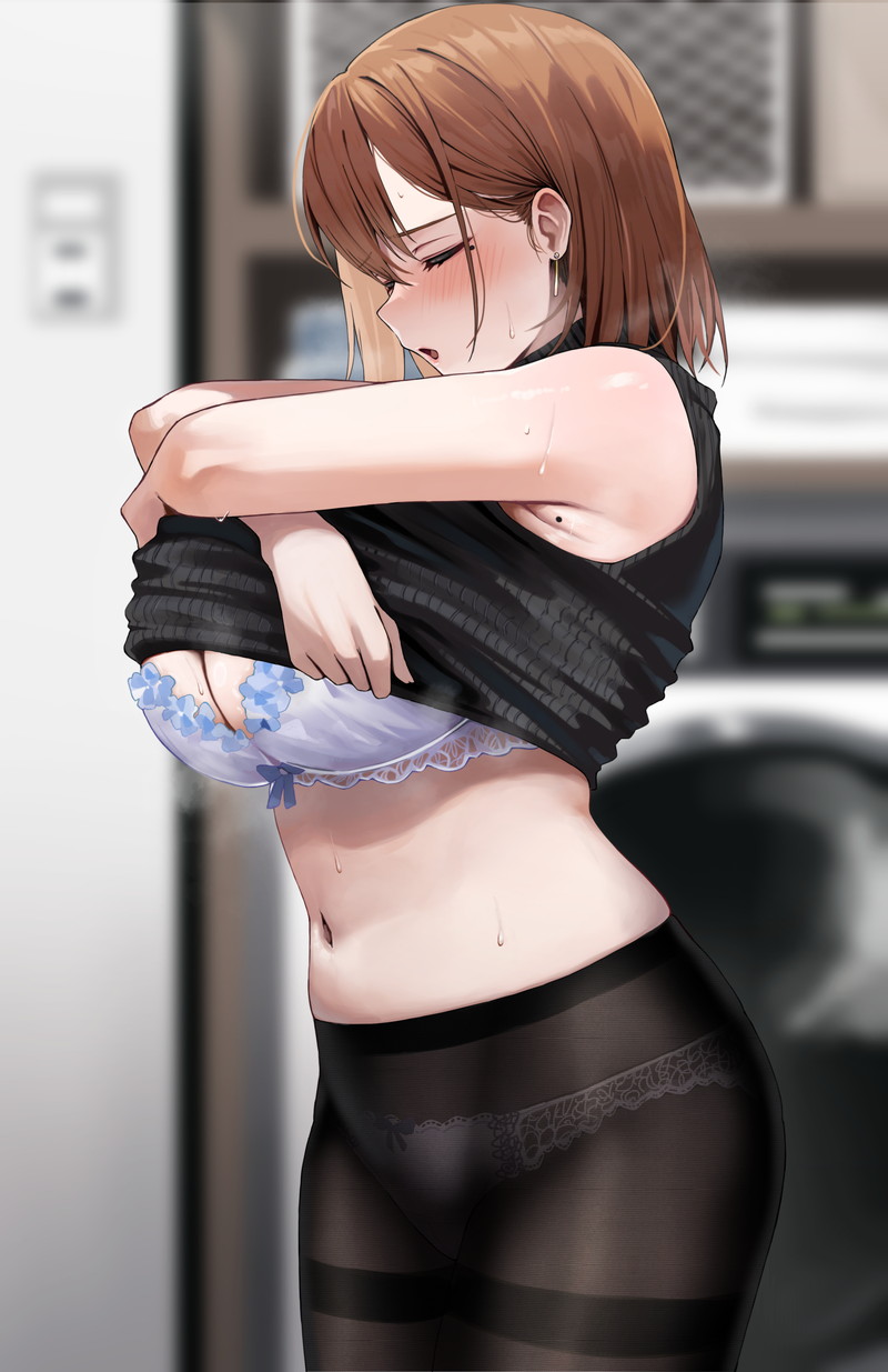 【二次】エッチで可愛いブラジャーを付けた女の子のエロ画像 Part６５