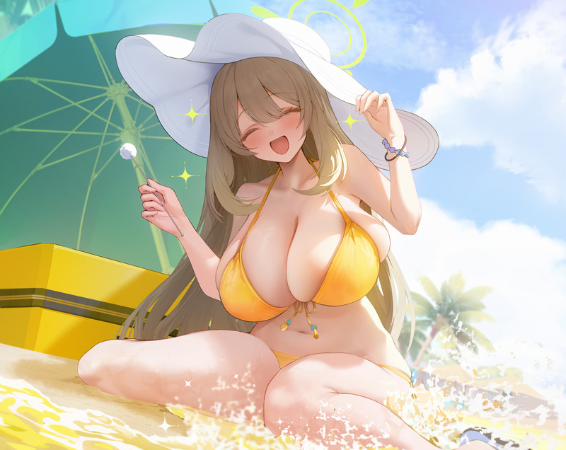 【二次】海、水辺にいる女の子のエロ画像 Part２２