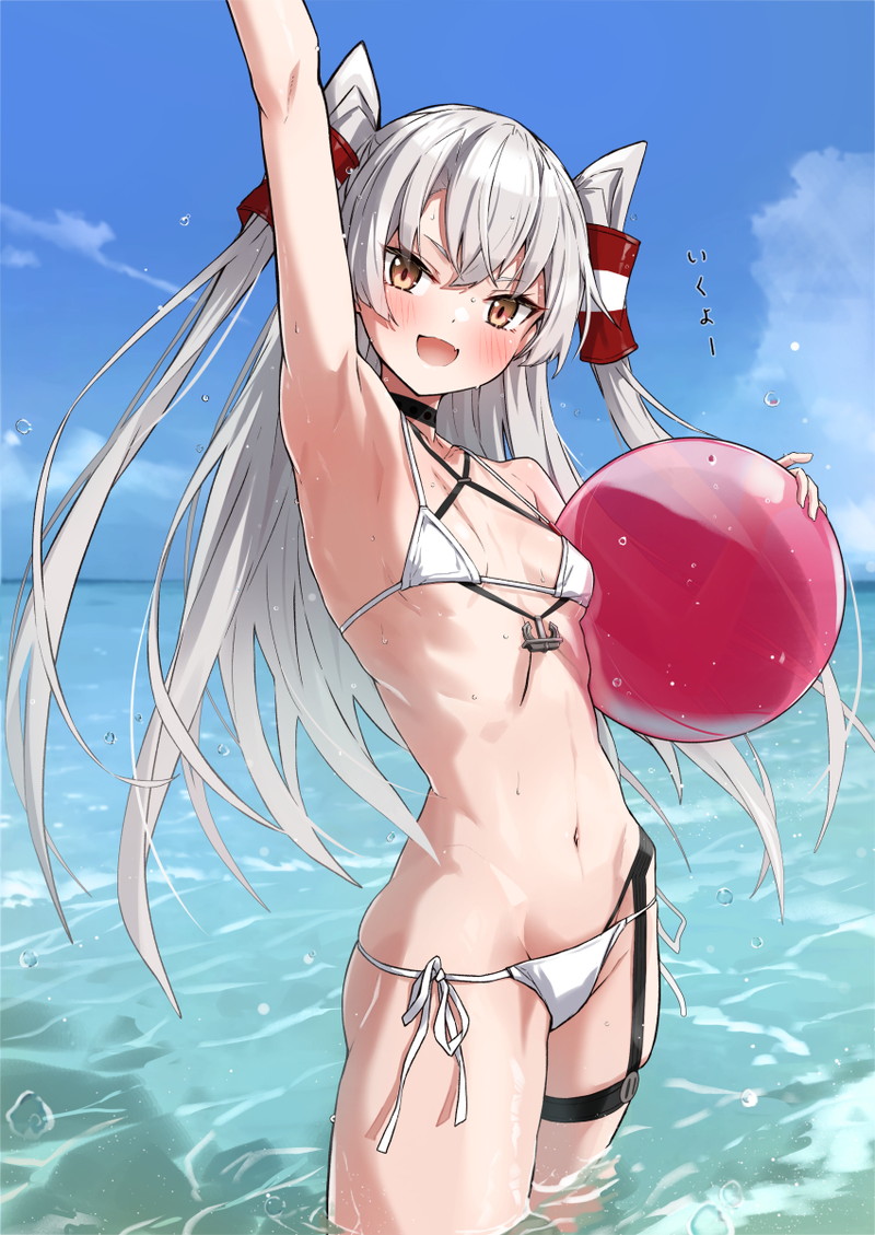 【二次】海、水辺にいる女の子のエロ画像 Part２２