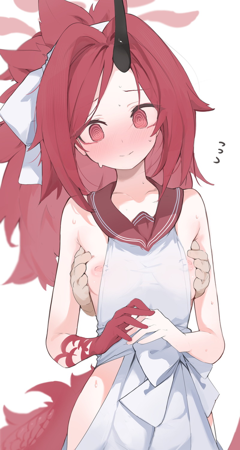【二次】女の子の胸を揉んでいる乳揉みエロ画像 Part５
