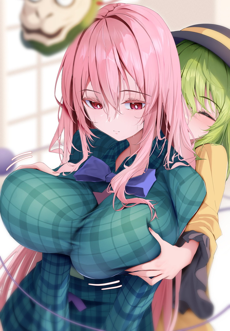 【二次】女の子の胸を揉んでいる乳揉みエロ画像 Part５