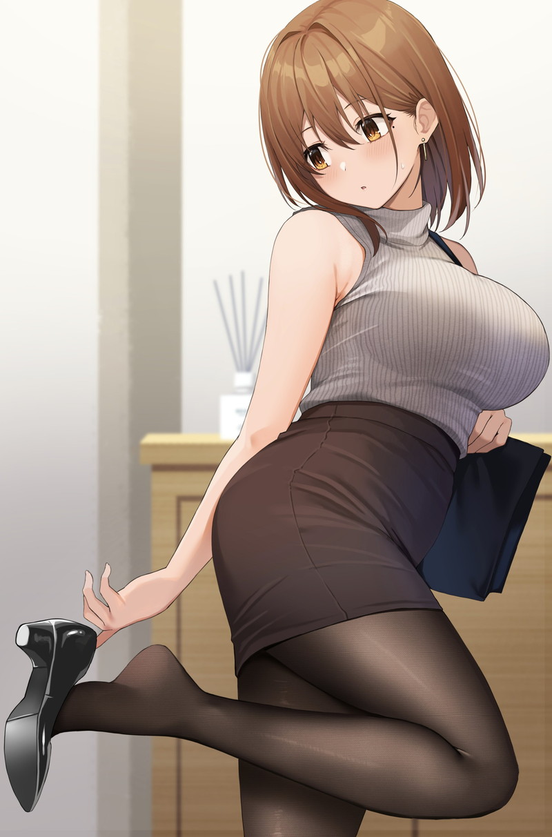 【二次】衣服に包まれた着衣おっぱいに興奮するエロ画像 Part１６