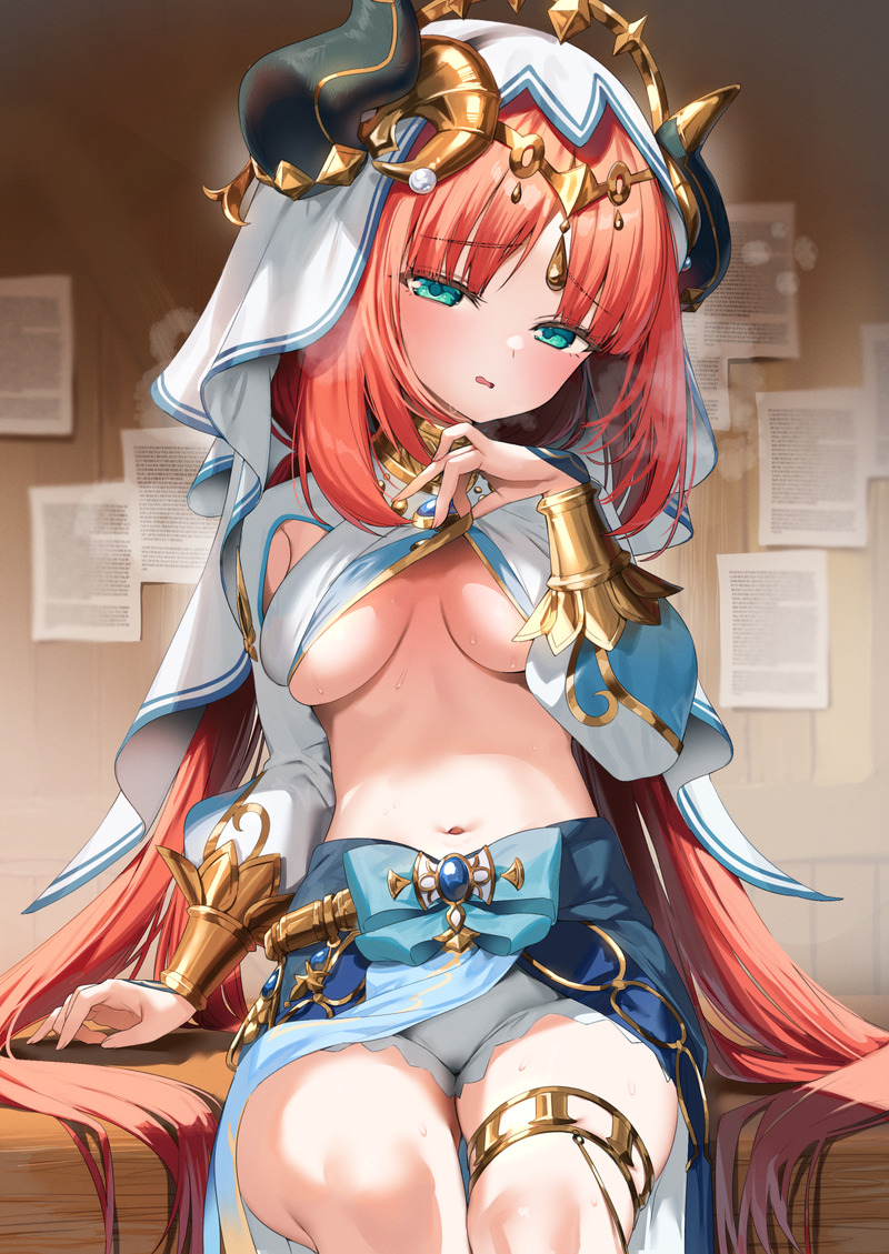 【二次】赤面、恥じらいエロ画像 Part１２６【まとめ】