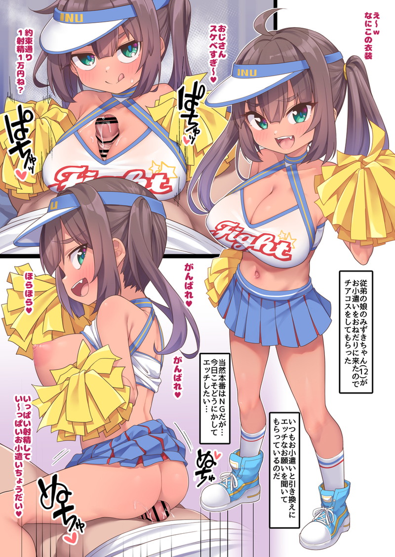 【二次】チアガールコスの女の子たちのエロ画像 Part２