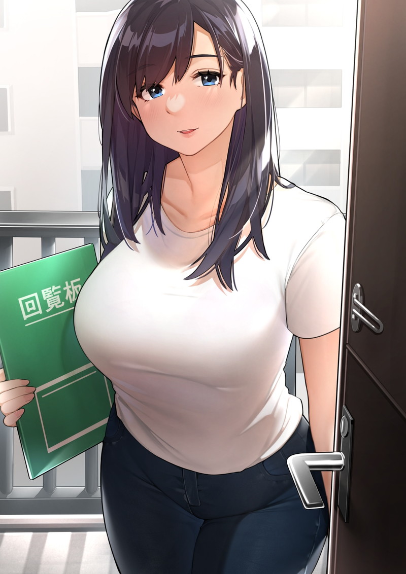 【二次】衣服に包まれた着衣おっぱいに興奮するエロ画像 Part１８