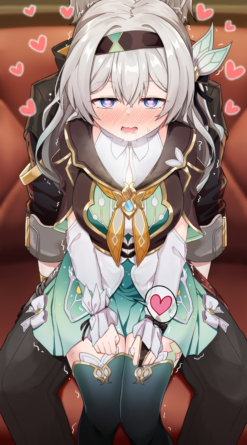 【二次】女の子が口から唾液、よだれを垂らしたエロ画像 Part３