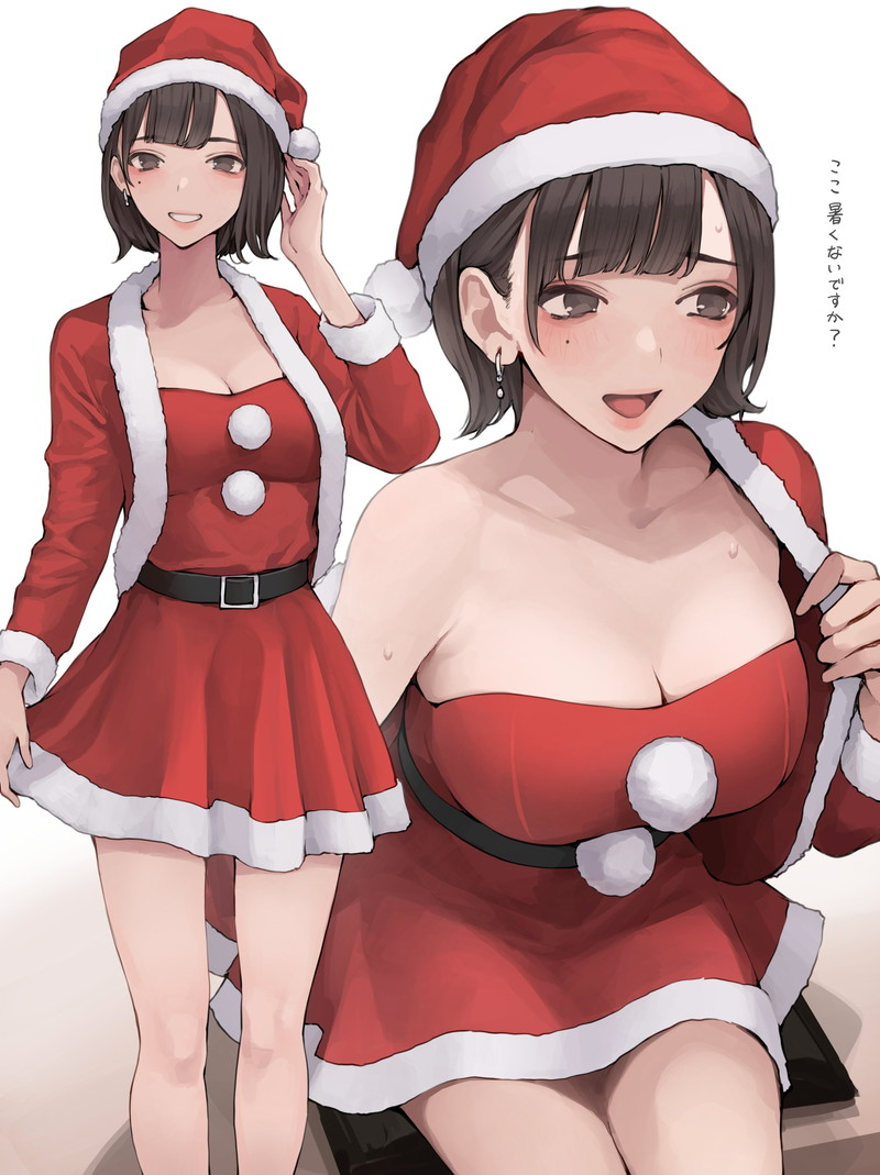 クリスマス、サンタコスの二次エロ画像まとめ Part８