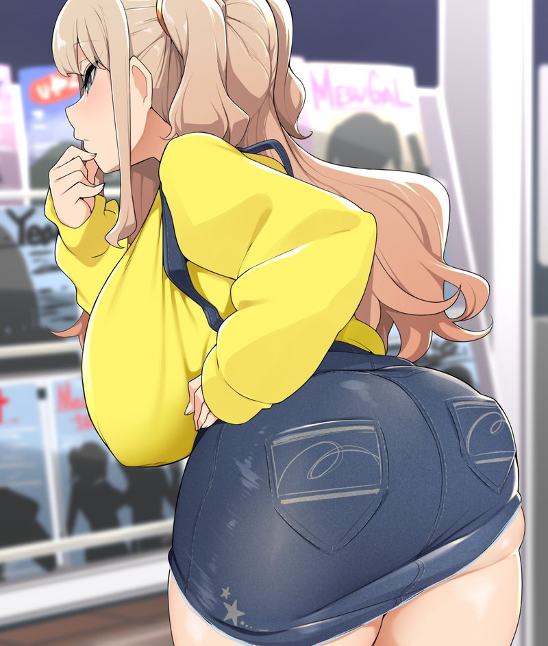 【二次】パンツとお尻が見えそうなミニスカエロ画像 Part１２