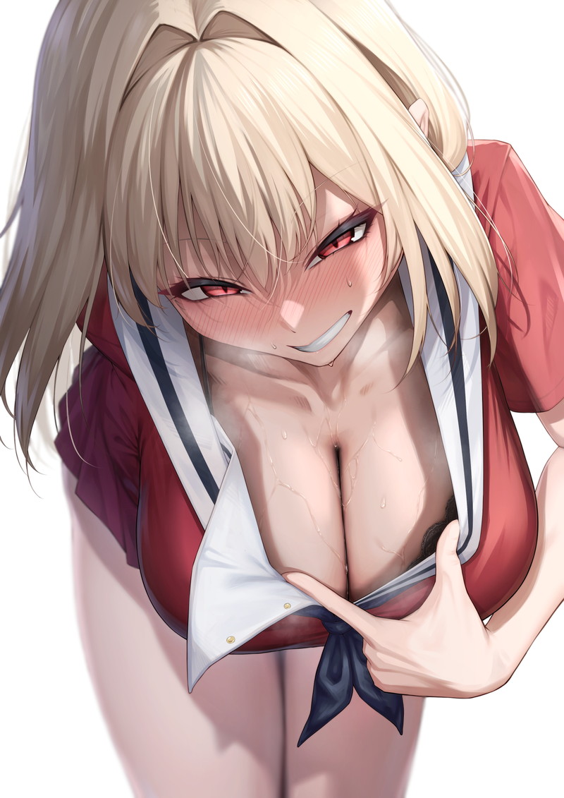 【二次】前かがみポーズで胸とお尻を強調してる女の子のエロ画像 Part６２