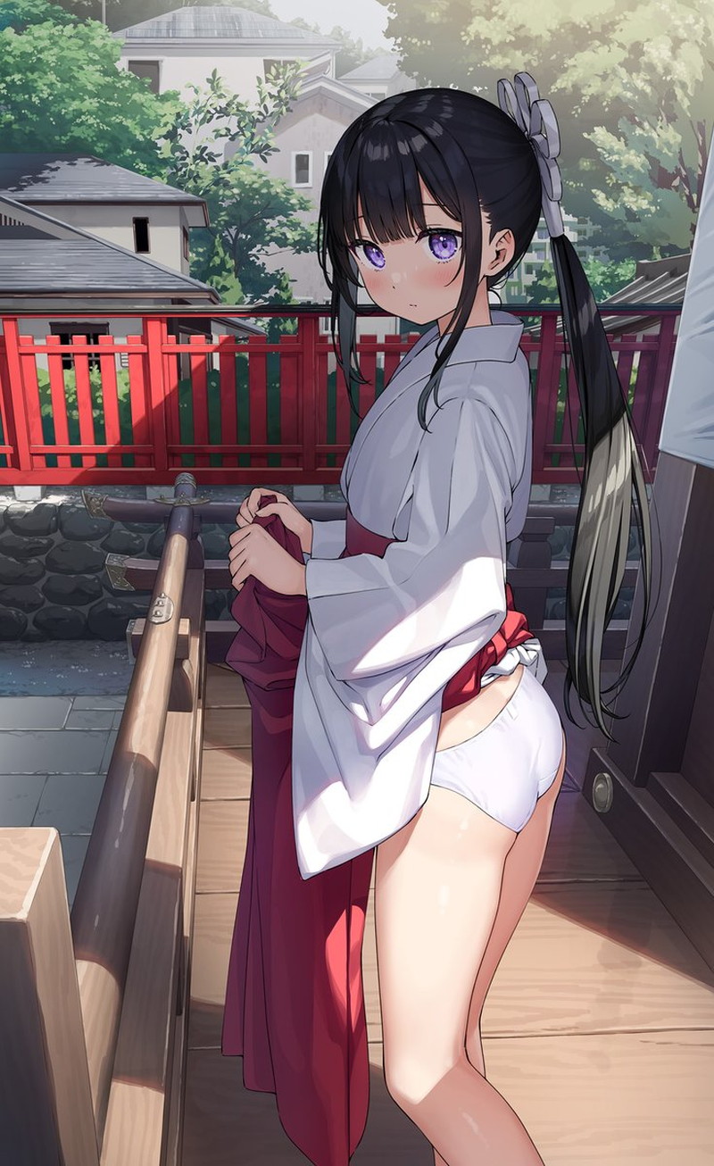 二次元の巫女さんのエロ画像まとめ Part６