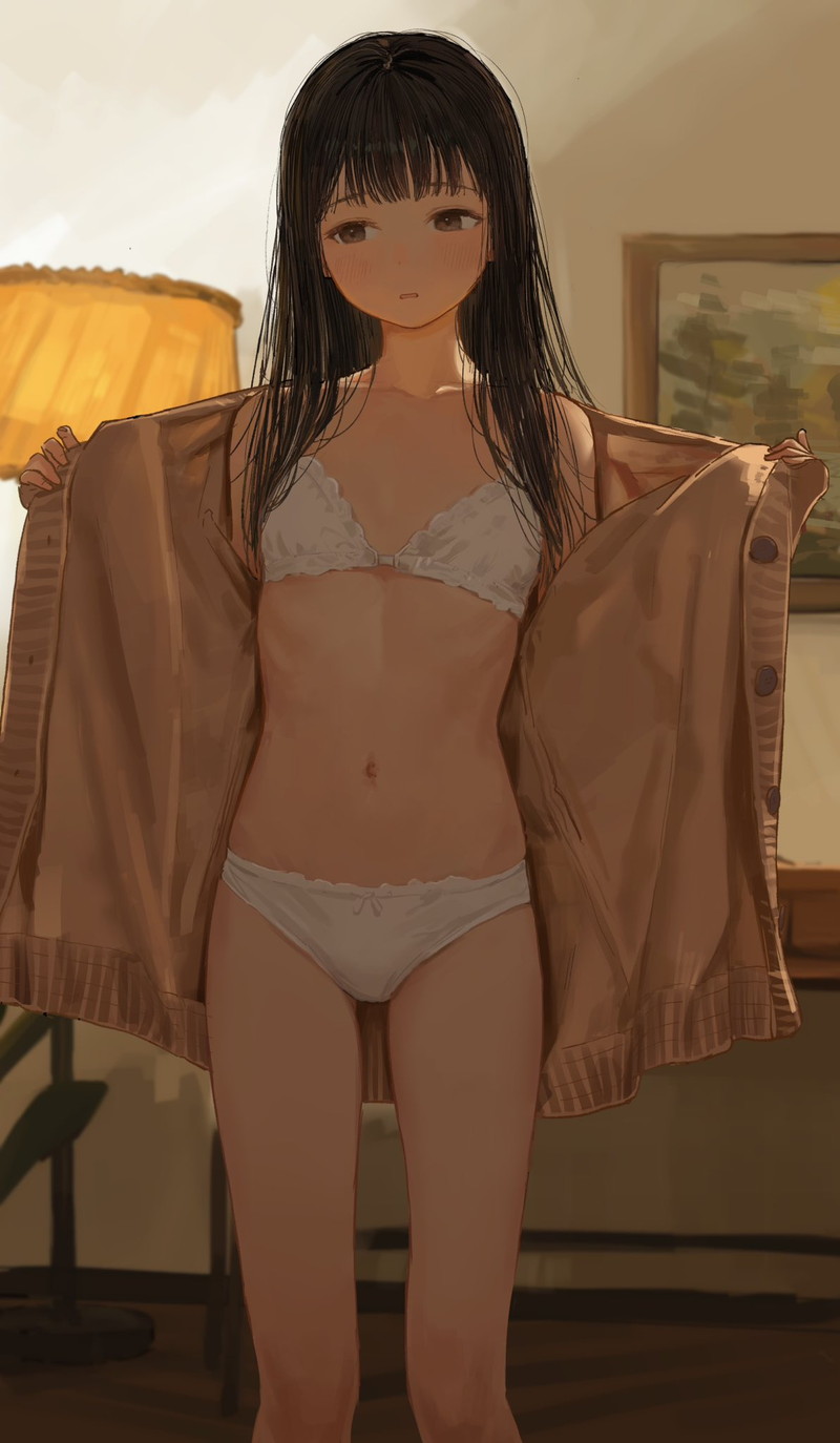 【二次】エッチで可愛いブラジャーを付けた女の子のエロ画像 Part７１