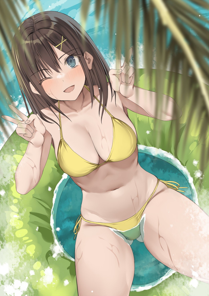 【二次】海、水辺にいる女の子のエロ画像 Part２３