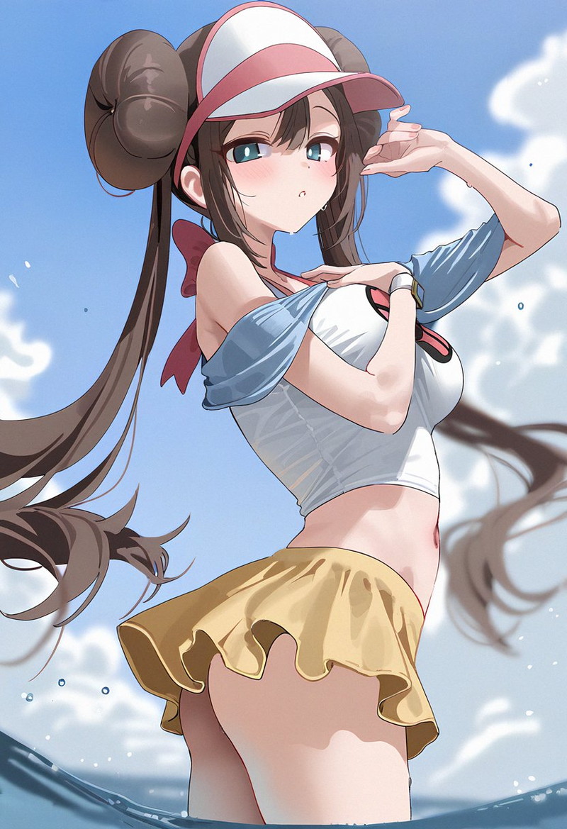 【二次】海、水辺にいる女の子のエロ画像 Part２３