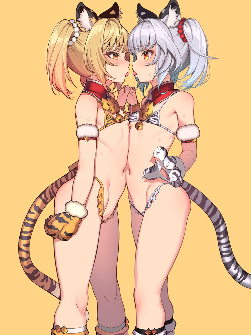 【二次】女の子同士でイチャイチャしてる百合(レズ)のエロ画像 Part１２
