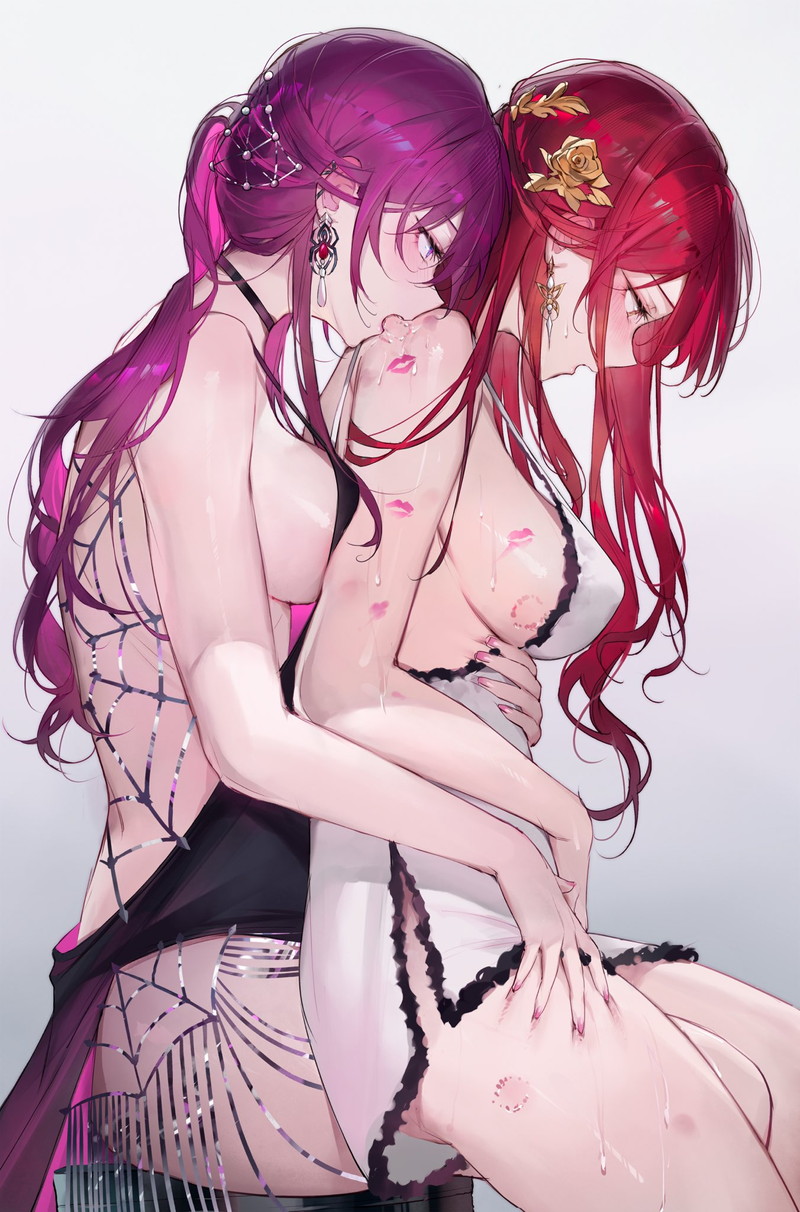 【二次】女の子同士でイチャイチャしてる百合(レズ)のエロ画像 Part１２