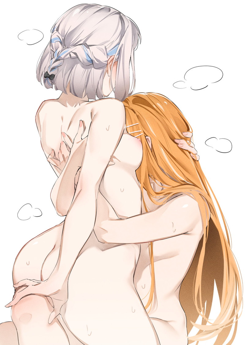 【二次】女の子同士でイチャイチャしてる百合(レズ)のエロ画像 Part１２