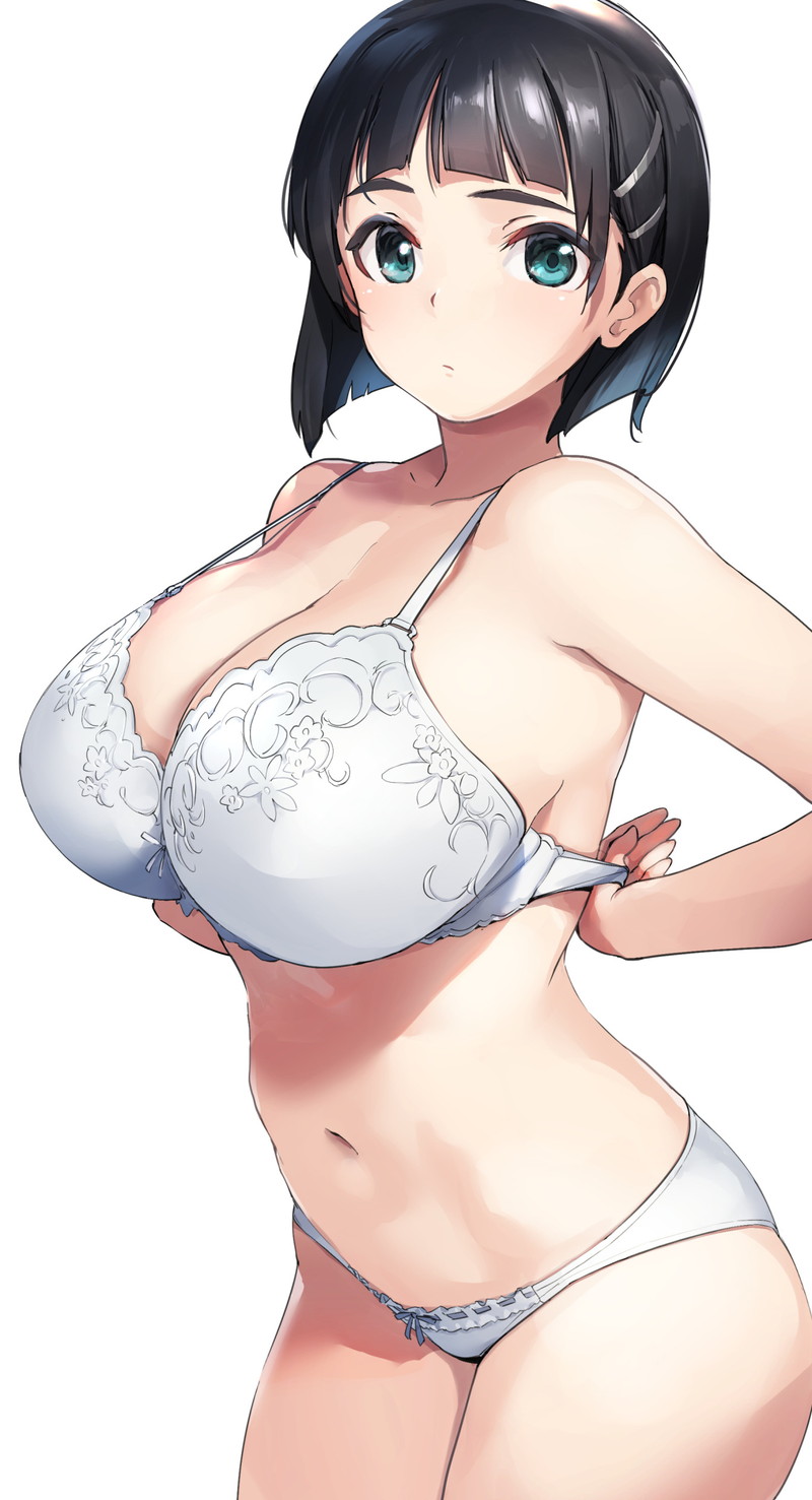 【二次】エッチで可愛いブラジャーを付けた女の子のエロ画像 Part７３