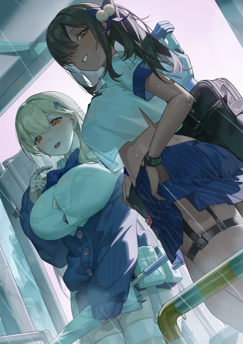 【二次】濡れ透けやスケスケな服を着た女の子のエロ画像 Part３９
