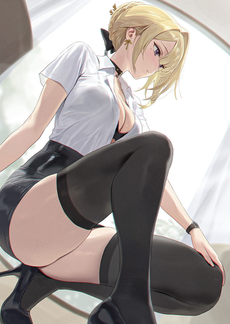 二次元ニーソックスのエロ画像がほしい Part６６