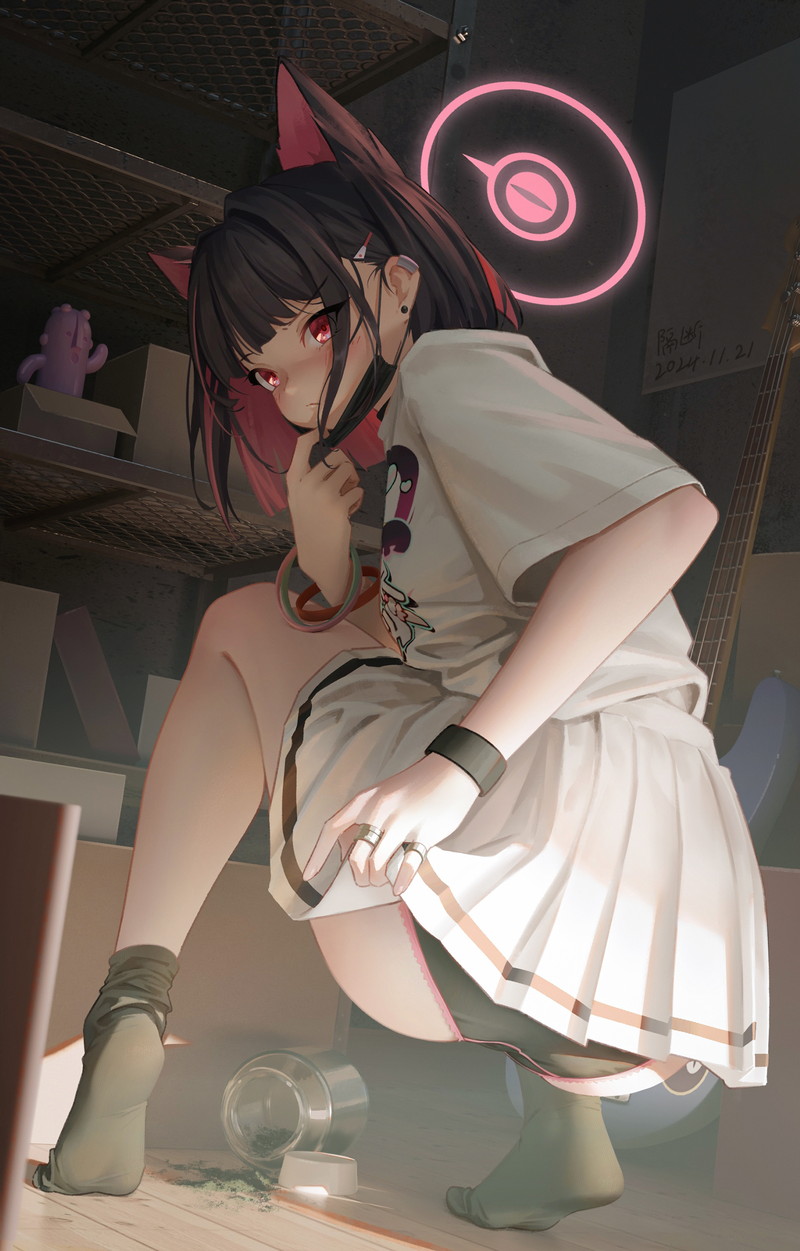 【二次】ローアングル、下から見上げているエロ画像 Part７９