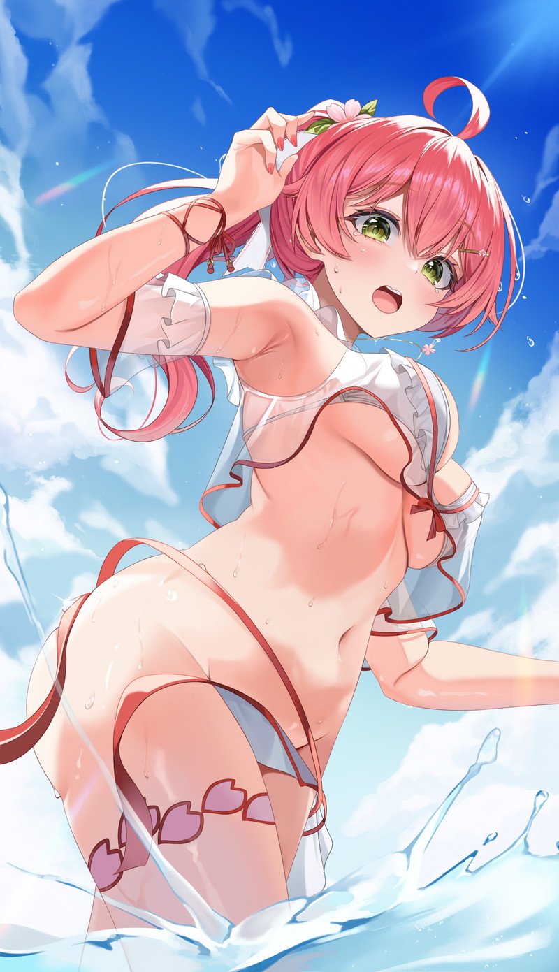 【二次】ローアングル、下から見上げているエロ画像 Part７９