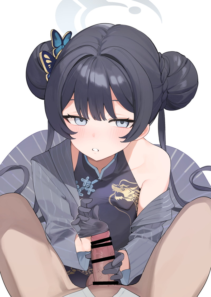【二次】手袋やロンググローブを付けたコスエロ画像 Part２７