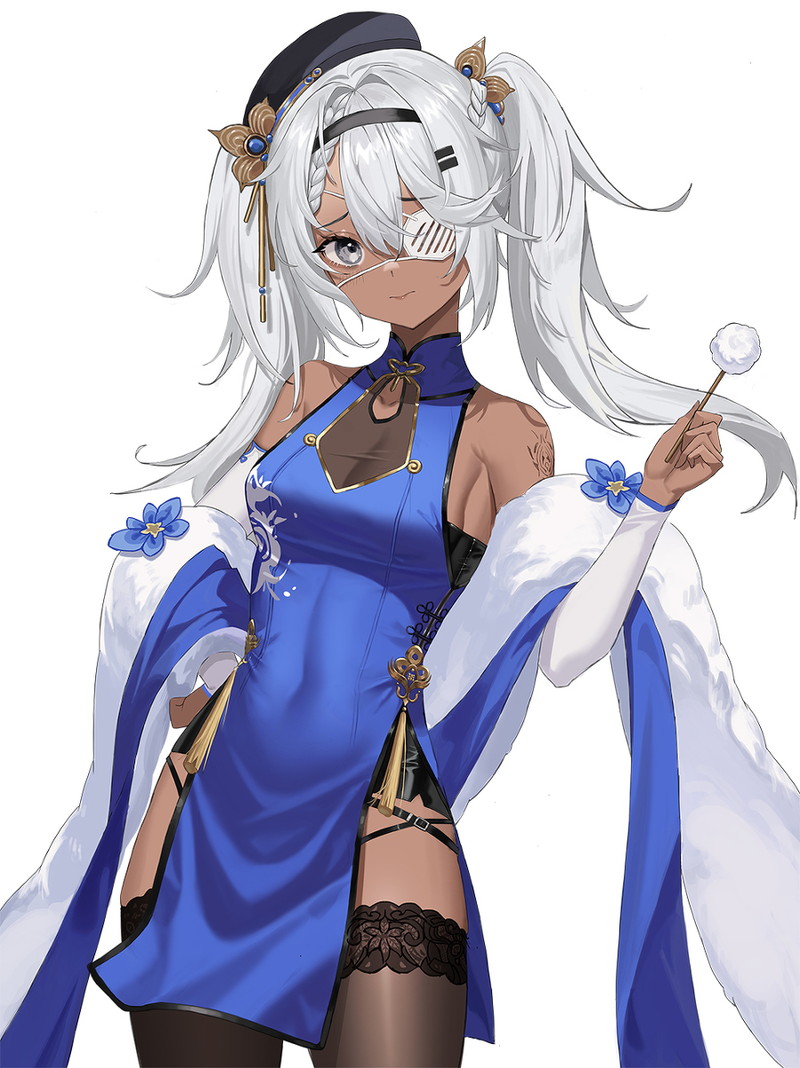 【二次】白髪、銀髪の女の子のエロ画像 Part７８