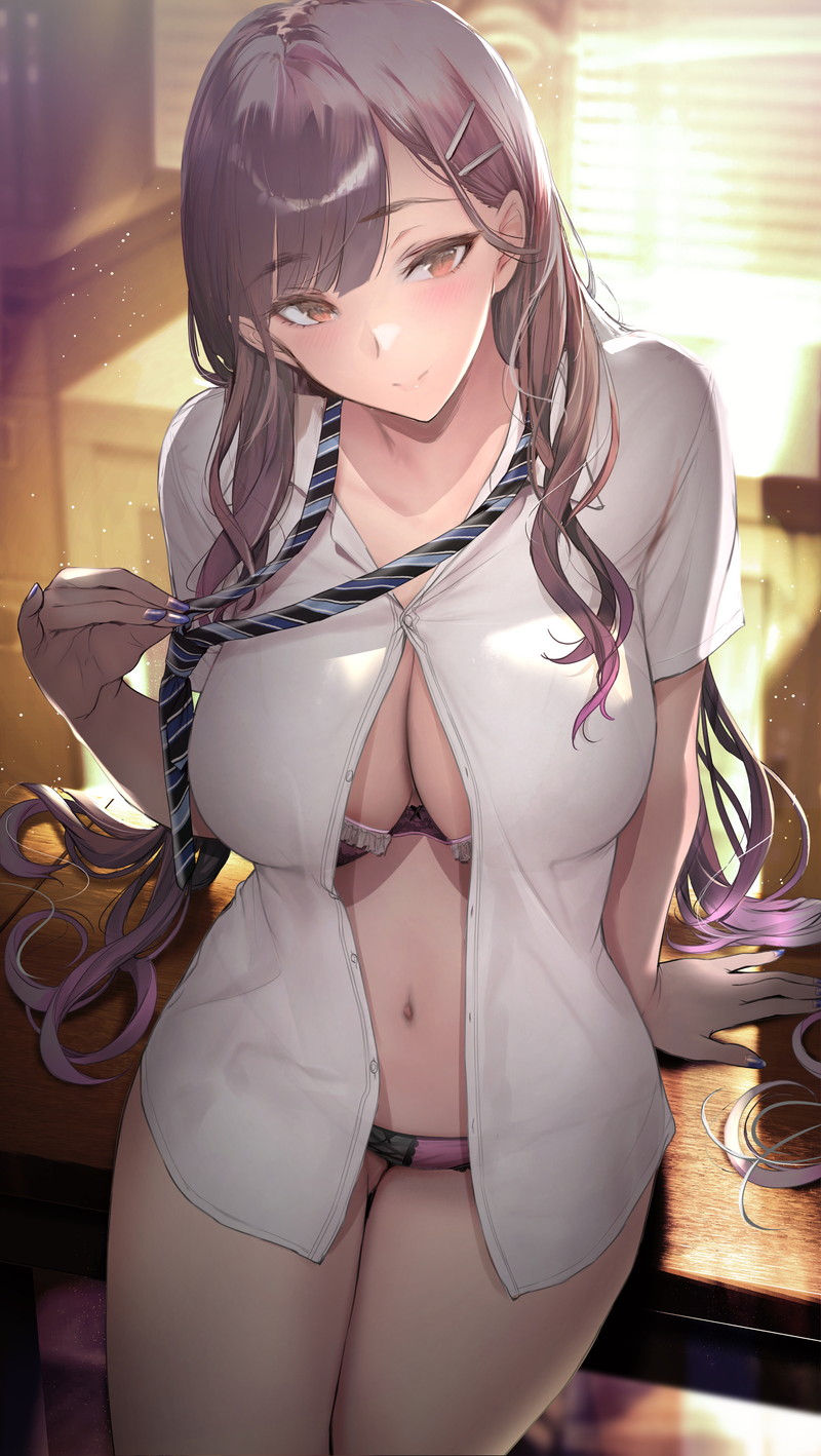 【二次】扇情的なはだけ、脱げかけエロ画像 Part３２