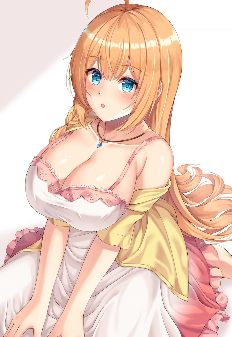 【二次】胸の谷間がエロい格好の女の子たちのエロ画像 Part１２