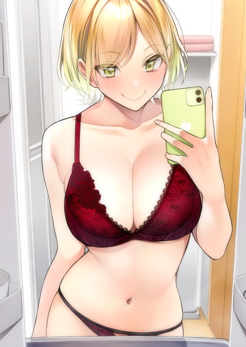 【二次】胸の谷間がエロい格好の女の子たちのエロ画像 Part１２