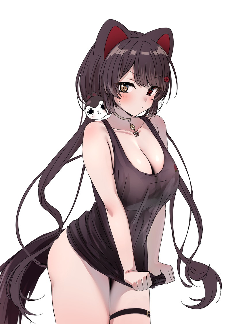 【二次】胸の谷間がエロい格好の女の子たちのエロ画像 Part１２