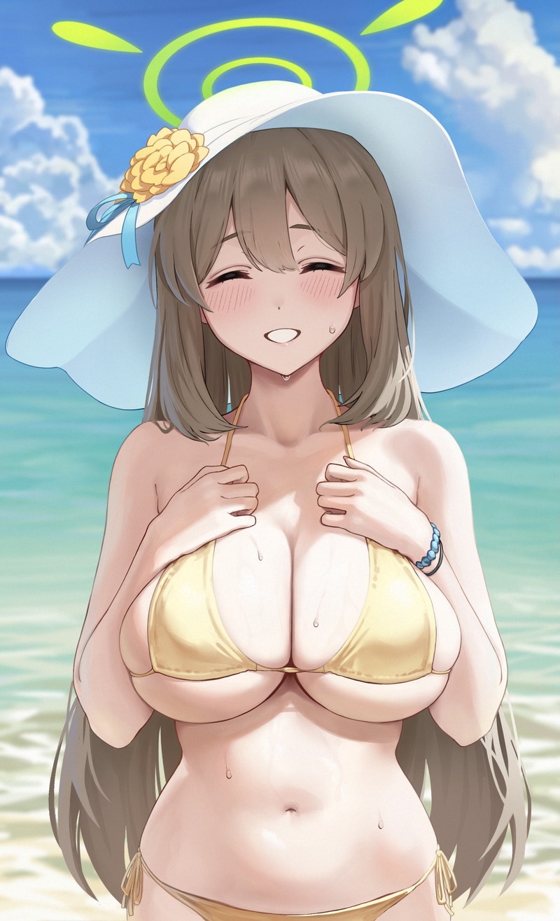 【二次】胸の谷間がエロい格好の女の子たちのエロ画像 Part１２