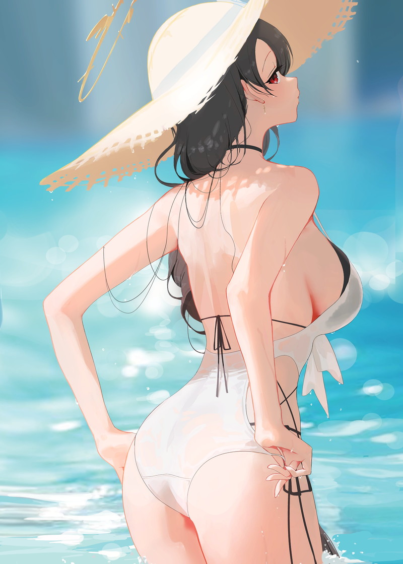 【二次】黒髪の女の子のエロ画像まとめ Part１２４