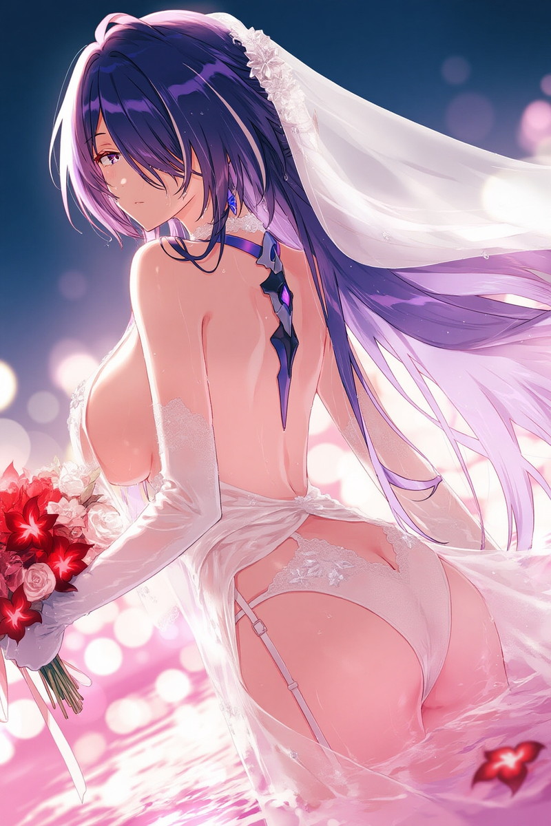 【二次】ウエディングドレス、セクシードレスのエロ画像 Part１８