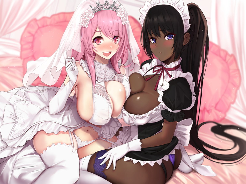 【二次】ウエディングドレス、セクシードレスのエロ画像 Part１８