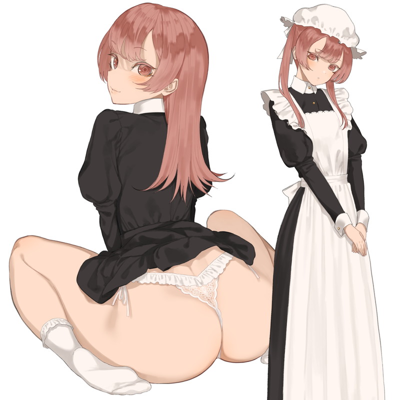 【二次】メイド服を着た女の子のエロ画像 Part７８