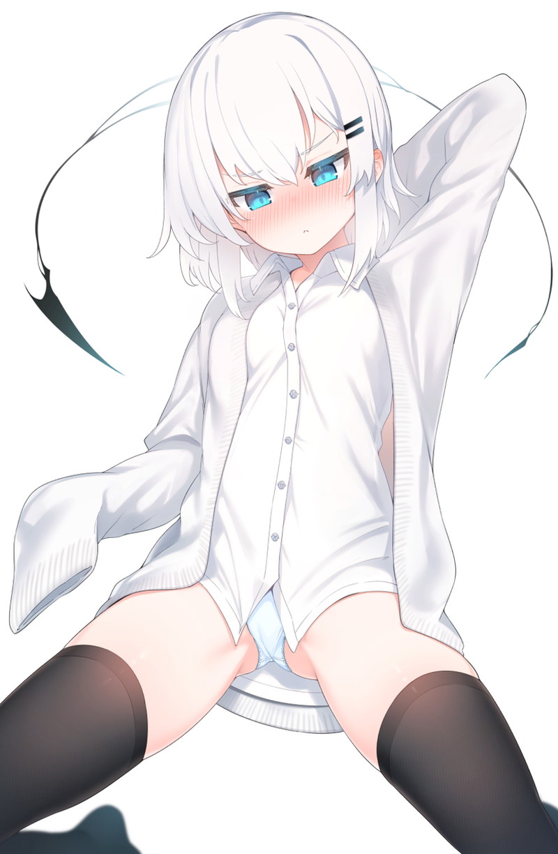 【二次】白髪、銀髪の女の子のエロ画像 Part７９