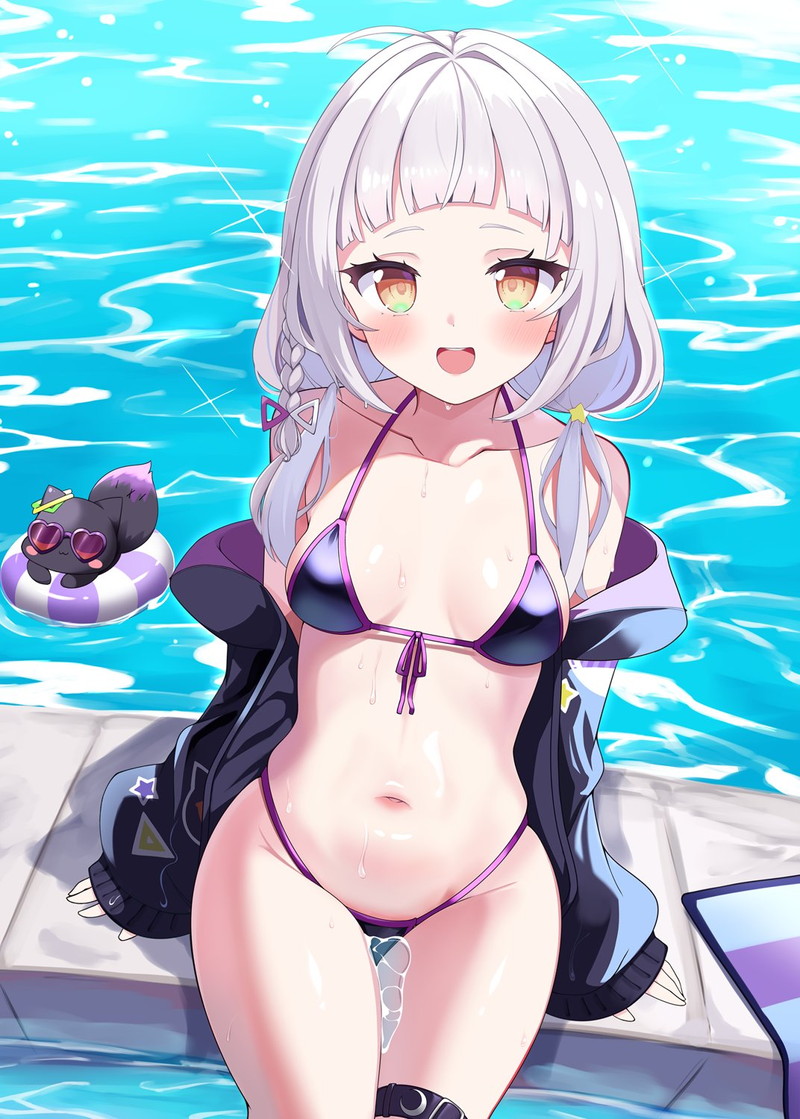【二次】白髪、銀髪の女の子のエロ画像 Part７９