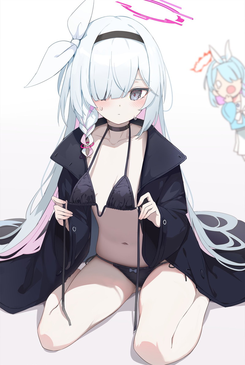 【二次】白髪、銀髪の女の子のエロ画像 Part７９