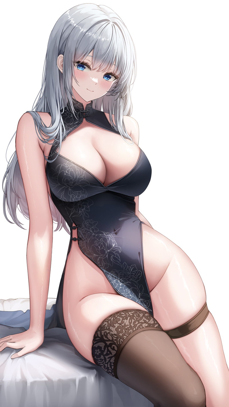 【二次】白髪、銀髪の女の子のエロ画像 Part７９