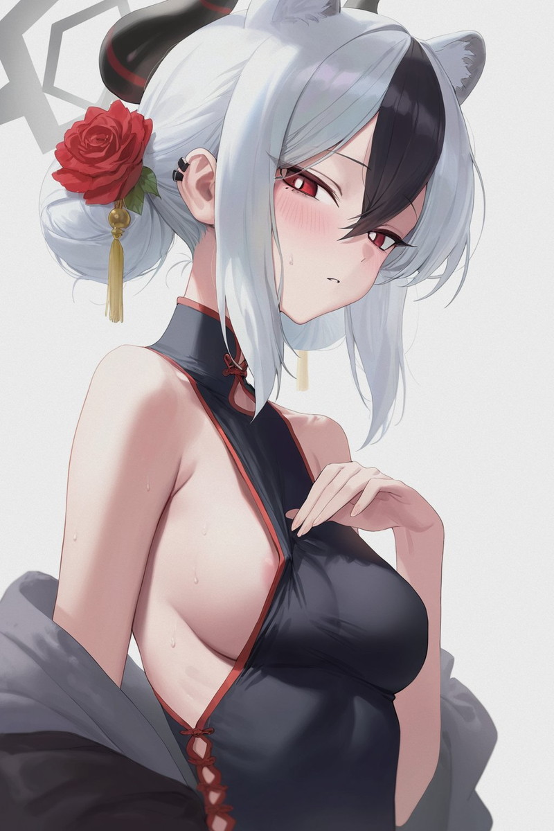 【二次】白髪、銀髪の女の子のエロ画像 Part７９