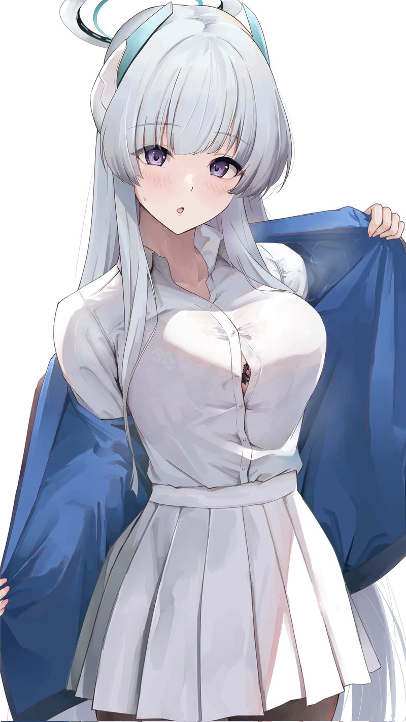 【二次】白髪、銀髪の女の子のエロ画像 Part７９