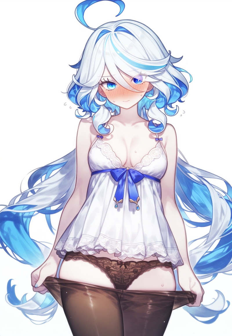【二次】白髪、銀髪の女の子のエロ画像 Part７９