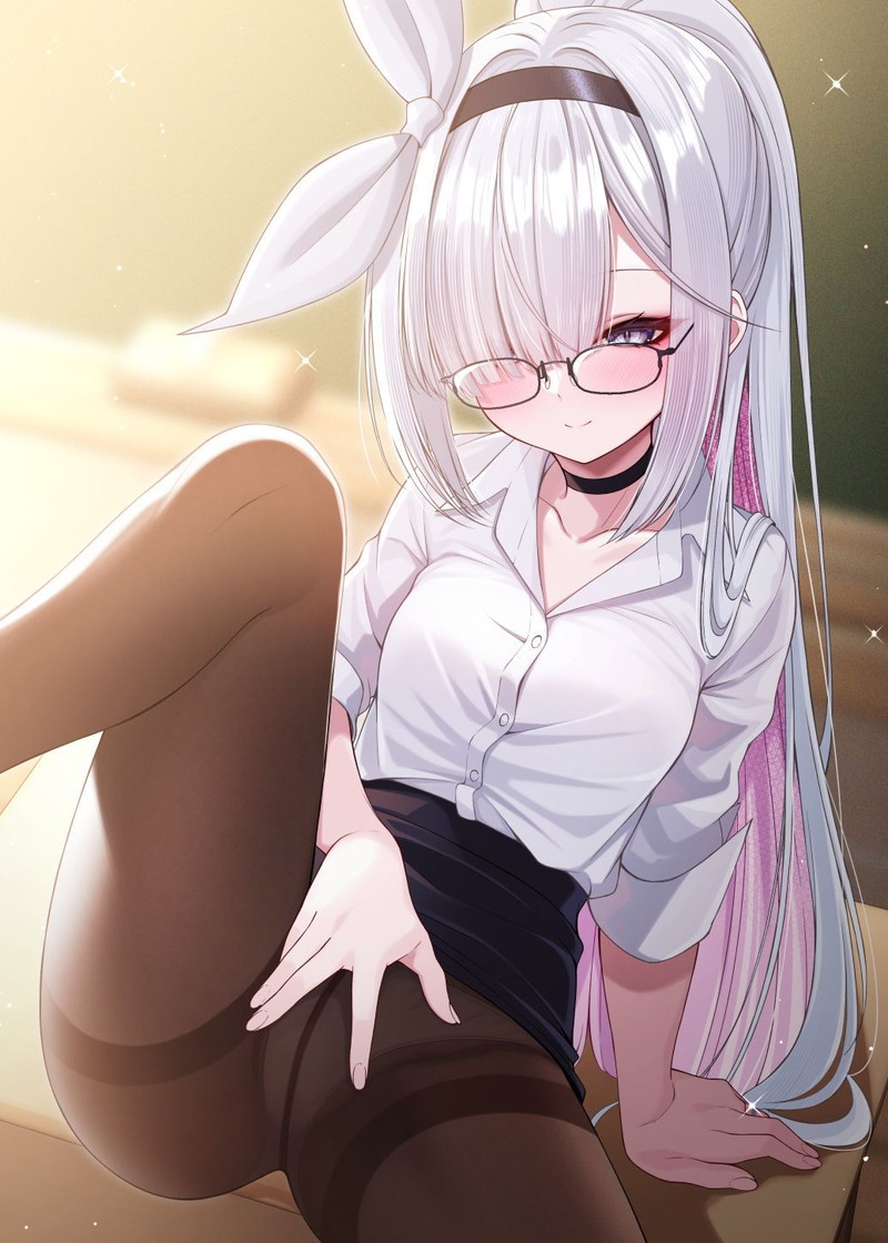 【二次】白髪、銀髪の女の子のエロ画像 Part７９