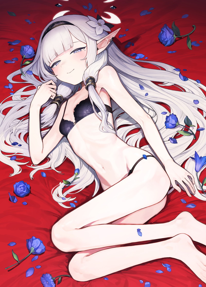 【二次】白髪、銀髪の女の子のエロ画像 Part７９