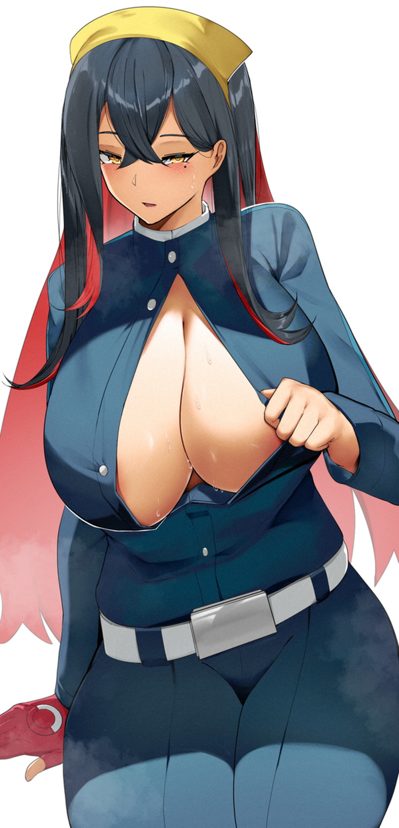 【二次】胸の谷間がエロい格好の女の子たちのエロ画像 Part１３
