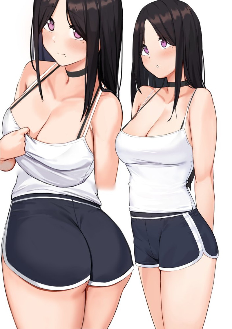 【二次】胸の谷間がエロい格好の女の子たちのエロ画像 Part１３