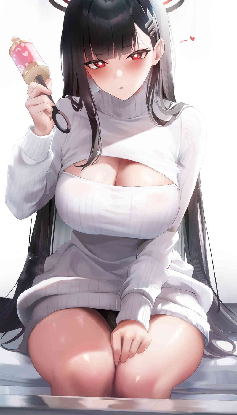 【二次】胸の谷間がエロい格好の女の子たちのエロ画像 Part１３